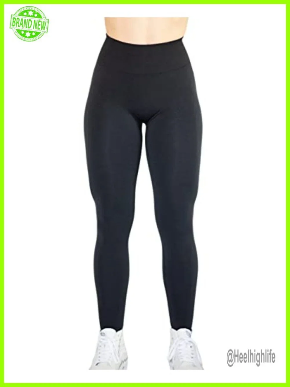 Seamless Scrunch Leggings High Waist Tummy Control Yoga Pants 25